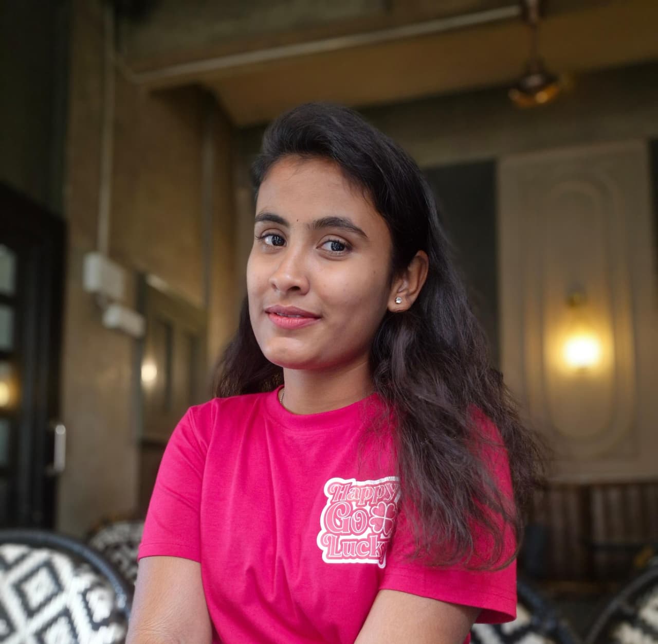 Image of Ms. Monisha K., who secured 8th rank in B.Com (Accounting & Finance) during 2025 at Seshadripuram College, the Best Commerce College in Bangalore, India.