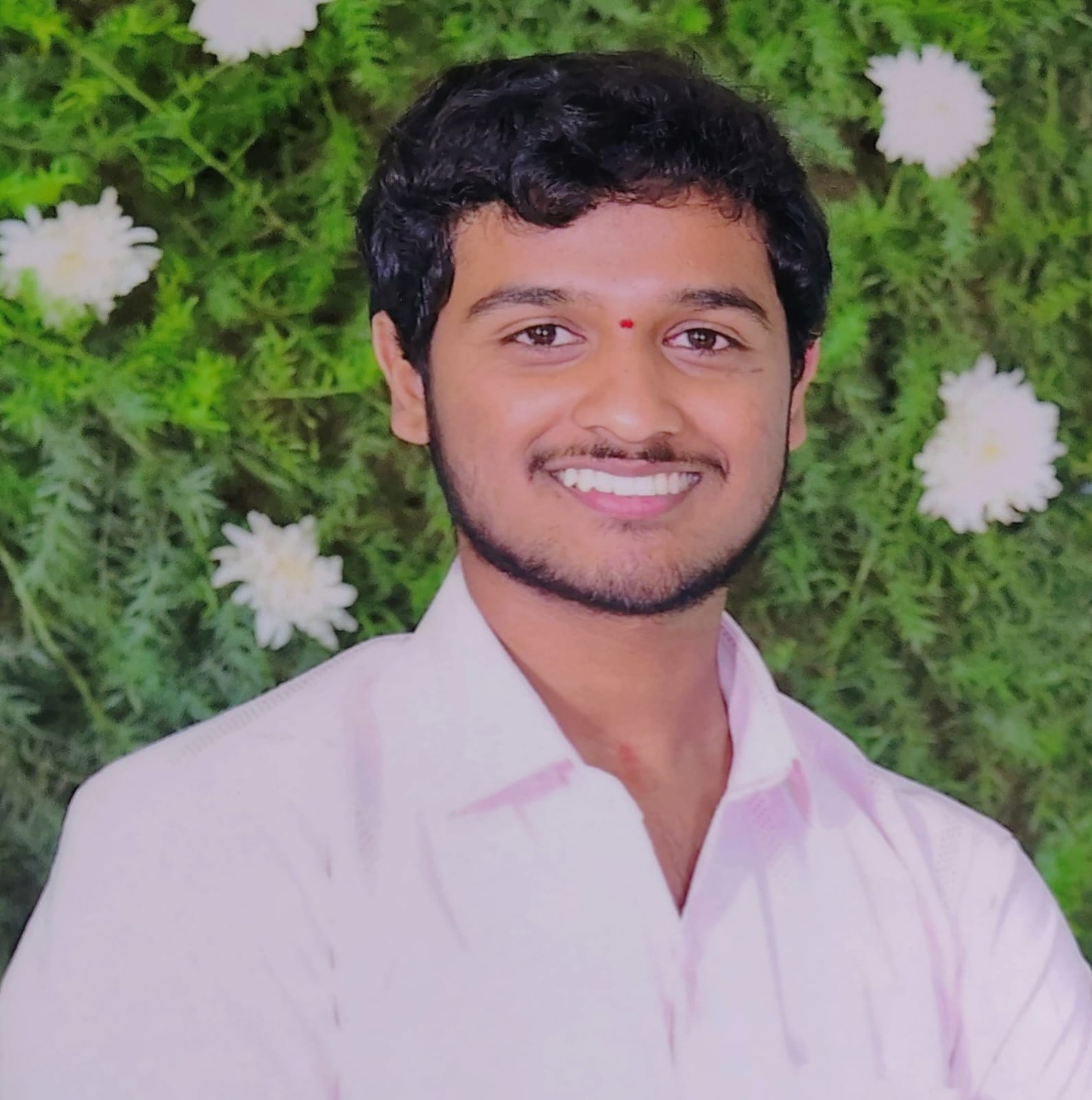 Image of Mr. Nithin B. N., who secured 9th rank in B.Com (Accounting & Finance) during 2025 at Seshadripuram College, the Best Commerce College in Bangalore, India.