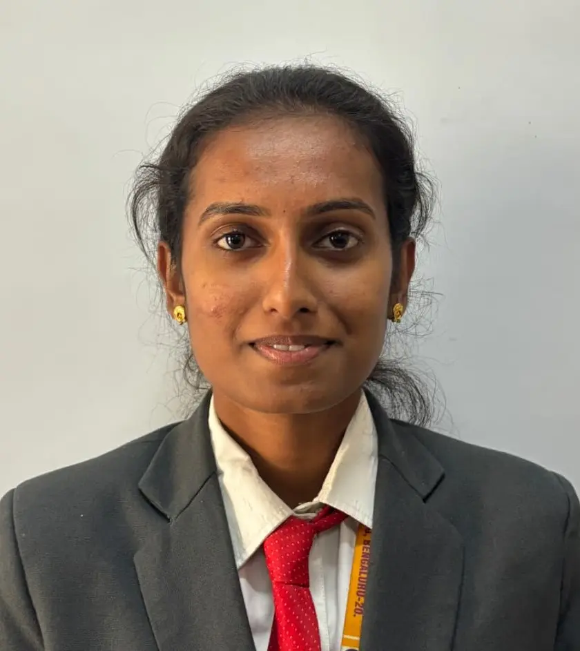 Ms. Keerthana H.N., 4th Rank in MCom FA 2025